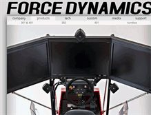 Tablet Screenshot of force-dynamics.com